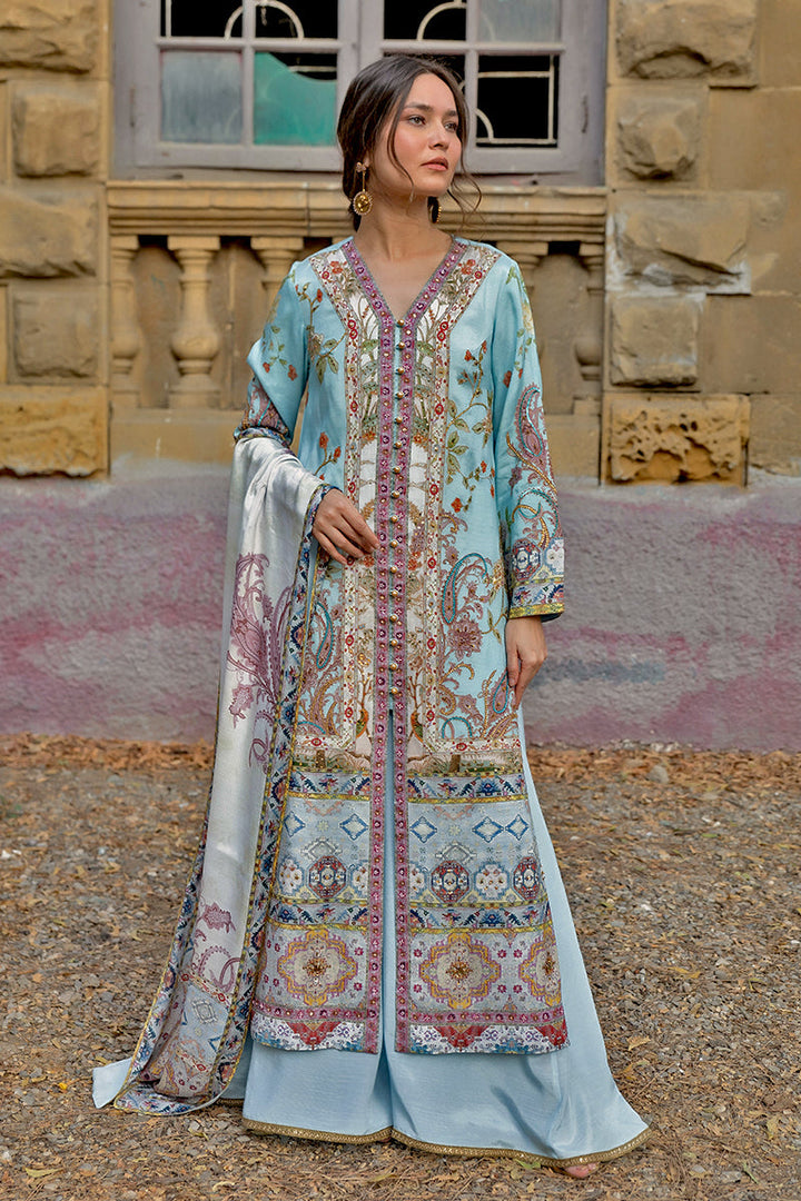 Shamaeel - Celeste Bloom - Viscose Silk/Cotton Silk