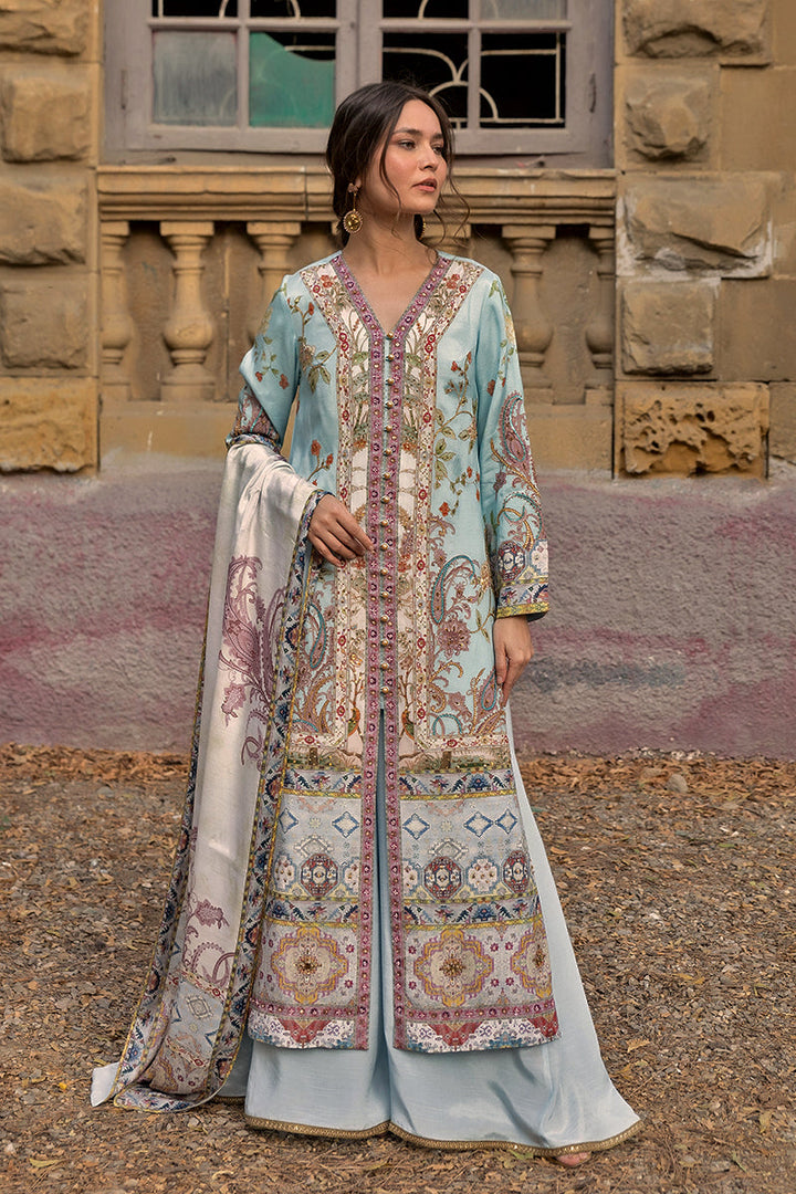 Shamaeel - Celeste Bloom - Viscose Silk/Cotton Silk