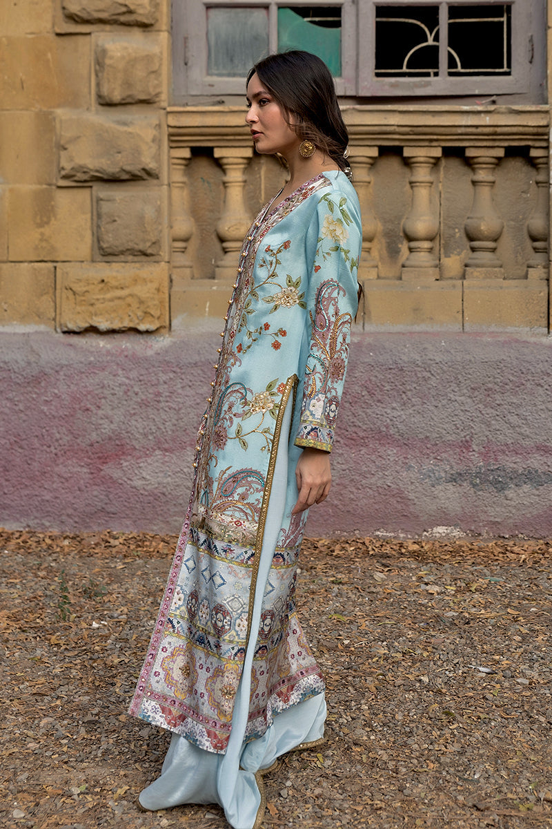 Shamaeel - Celeste Bloom - Viscose Silk/Cotton Silk