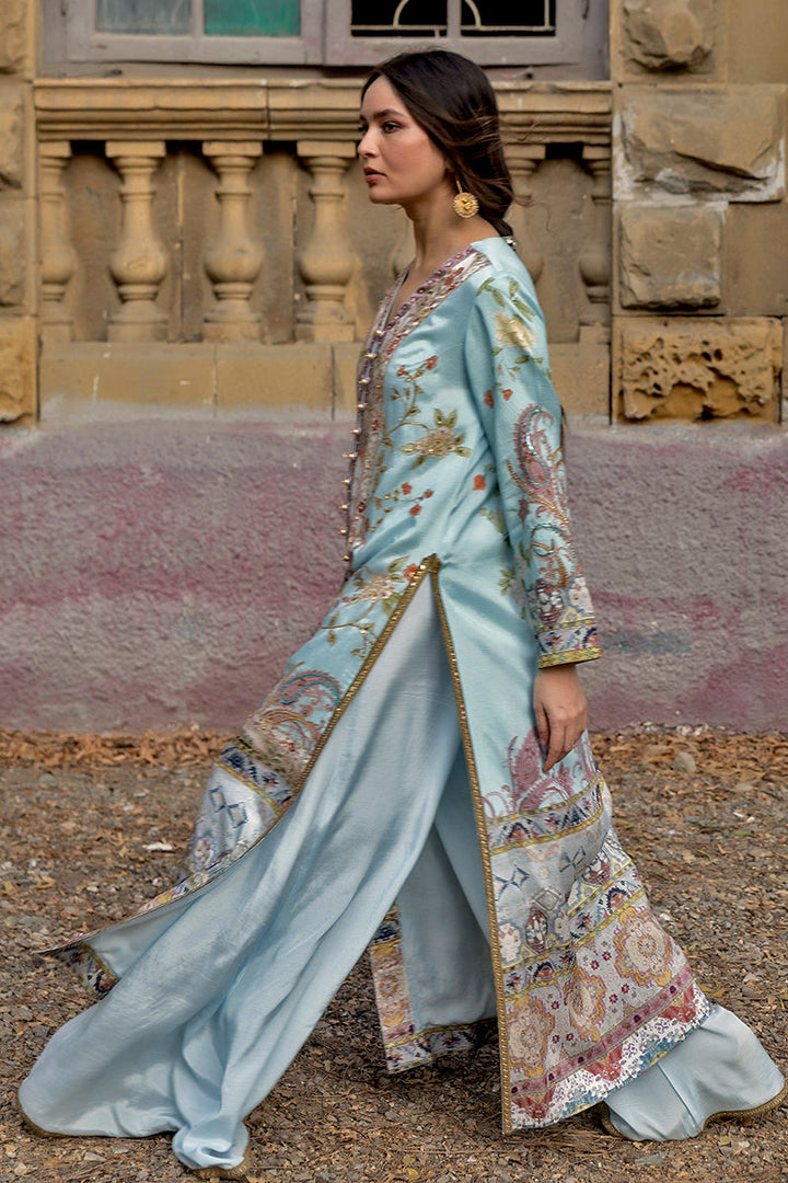 Shamaeel - Celeste Bloom - Viscose Silk/Cotton Silk