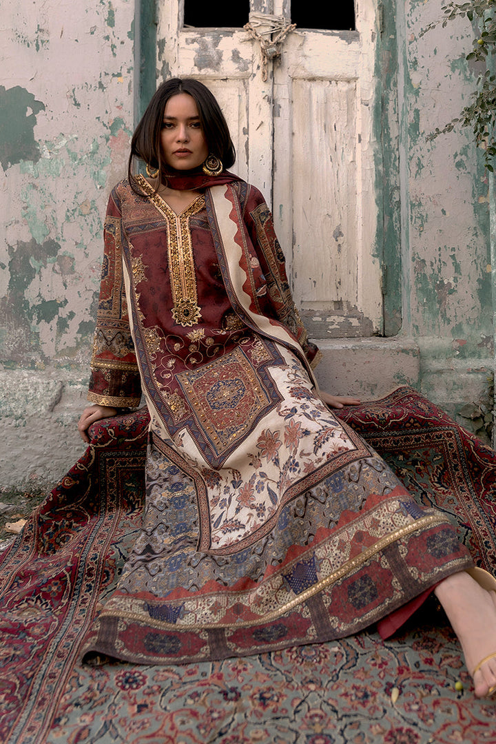 Shamaeel - Saffron Tapestry - Viscose Silk/Cotton Silk