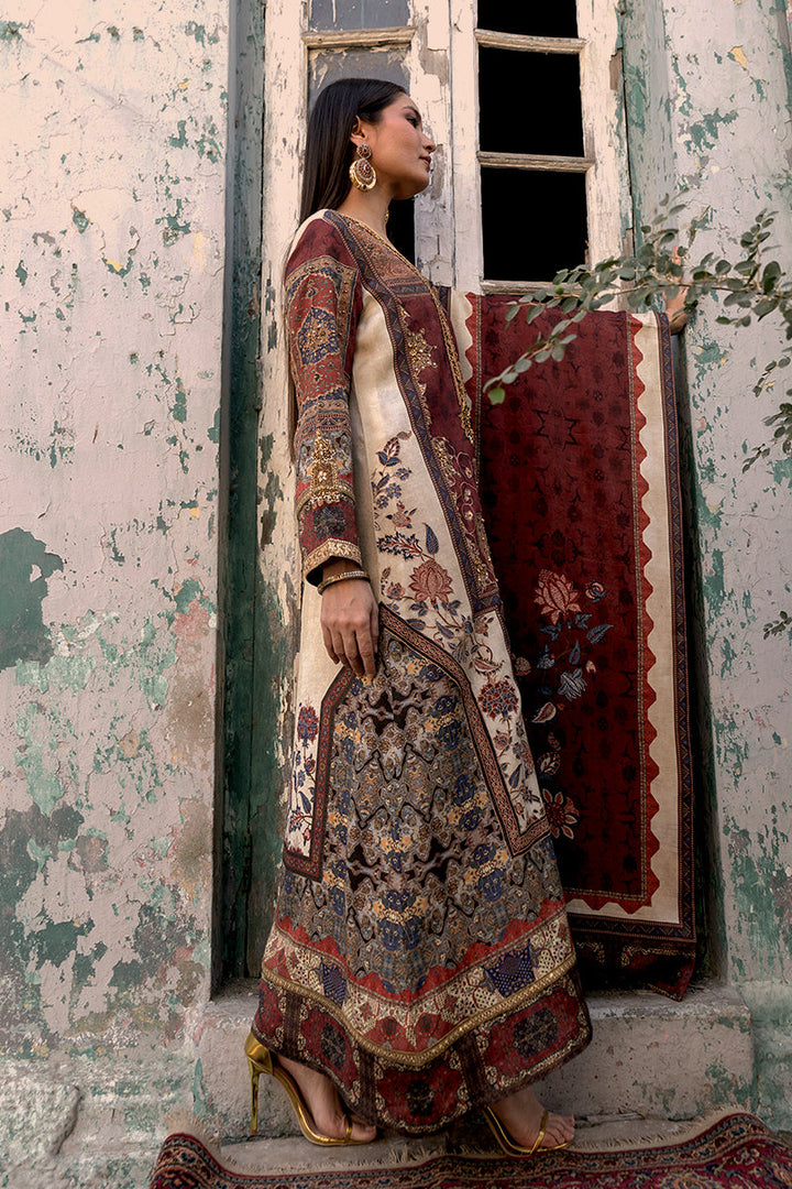 Shamaeel - Saffron Tapestry - Viscose Silk/Cotton Silk