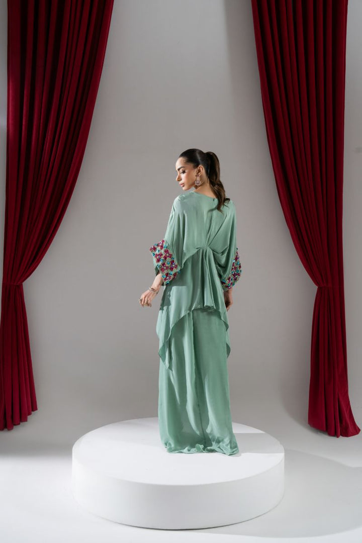 Maria Osama Khan - Astra - Sea green - Grip - 2 Piece