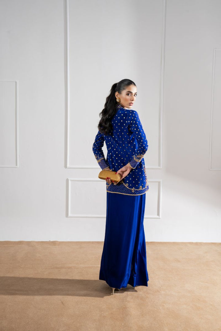 Maria Osama Khan - Electra - Navy Blue  - Grip - 2 Piece