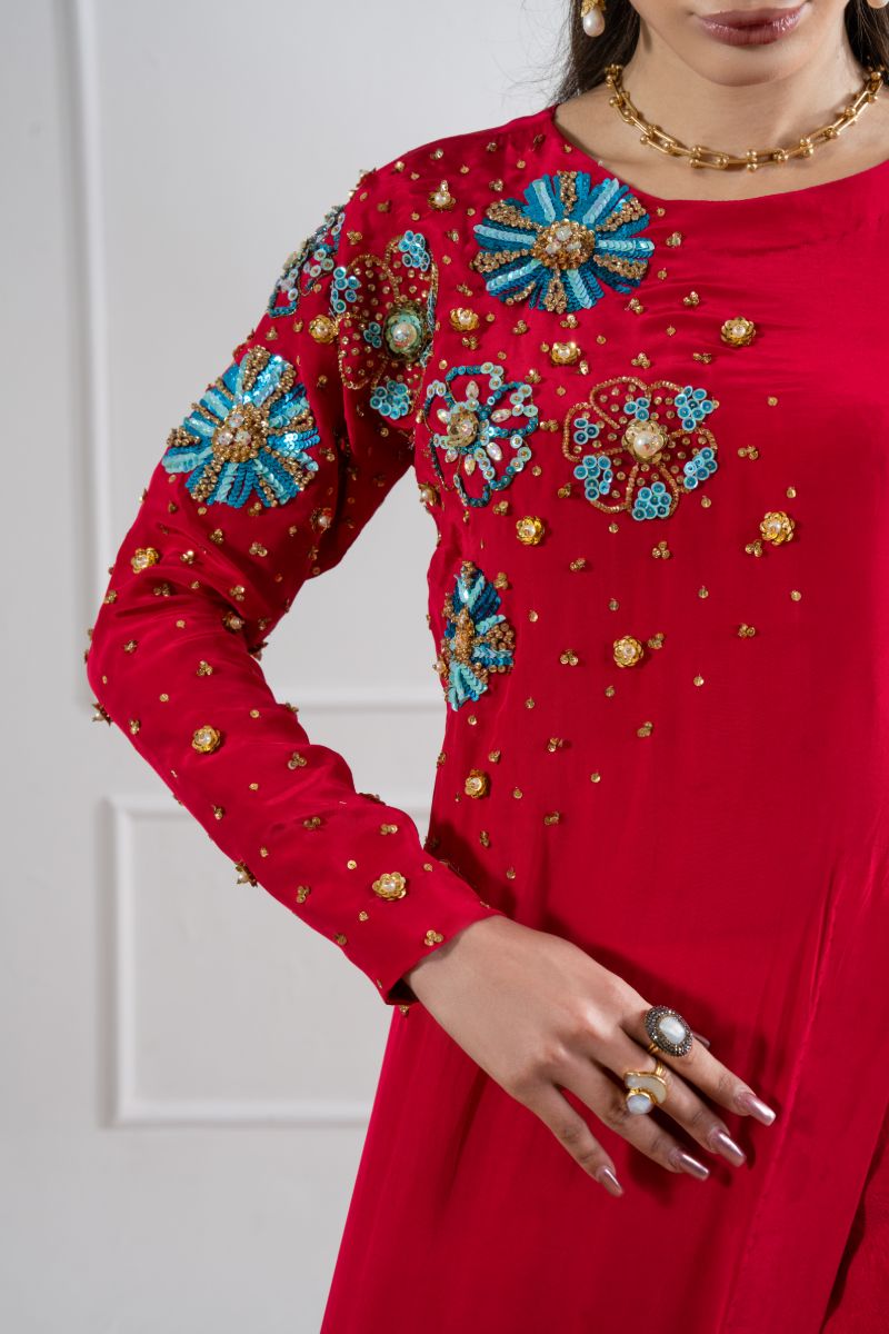 Maria Osama Khan - Nova - Fushcia Pink - Grip & Korean - 2 Piece