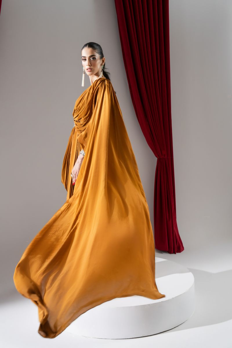 Maria Osama Khan - Orion - Beige - Grip & Organza - 2 Piece