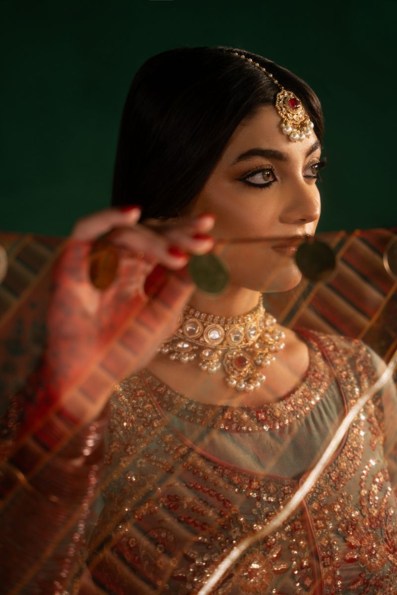 Maria Osama Khan - Sahar-e-Jashan - Green - ORGANZA & Grip SILK - 3 Piece