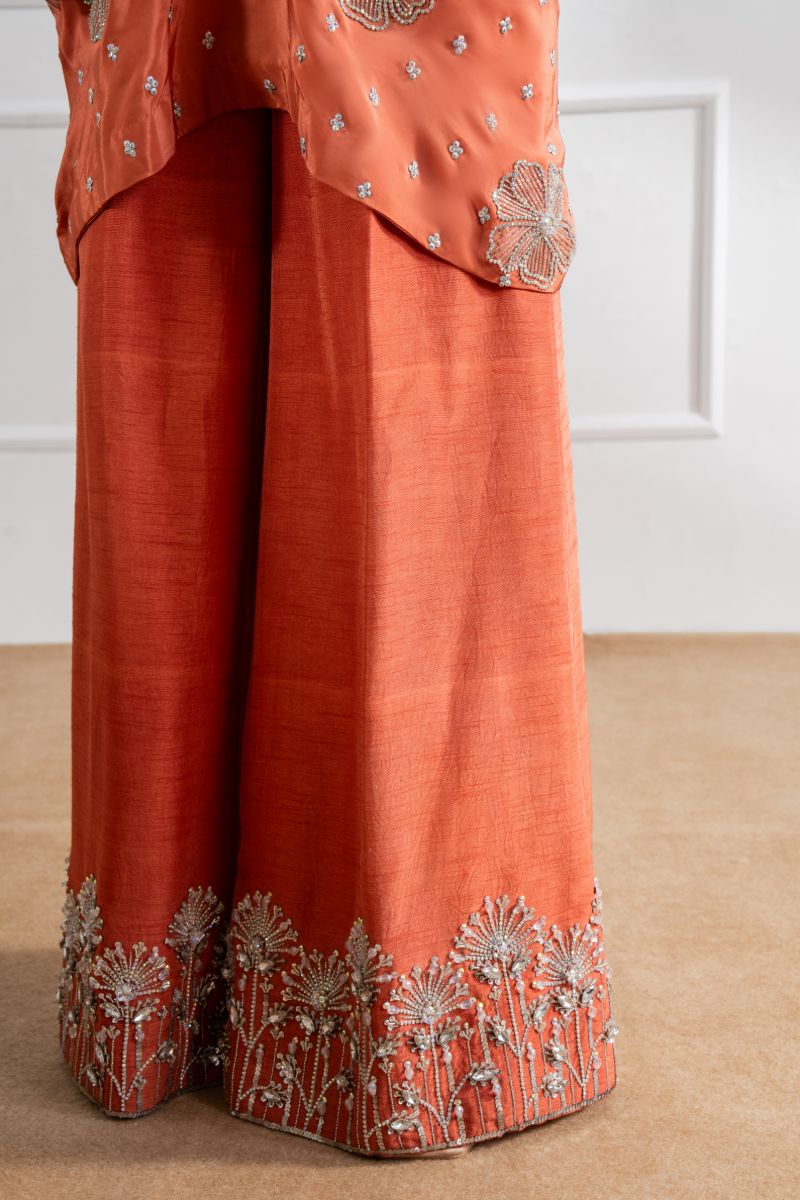 Maria Osama Khan - Stella - Orange - Grip & Korean - 2 Piece