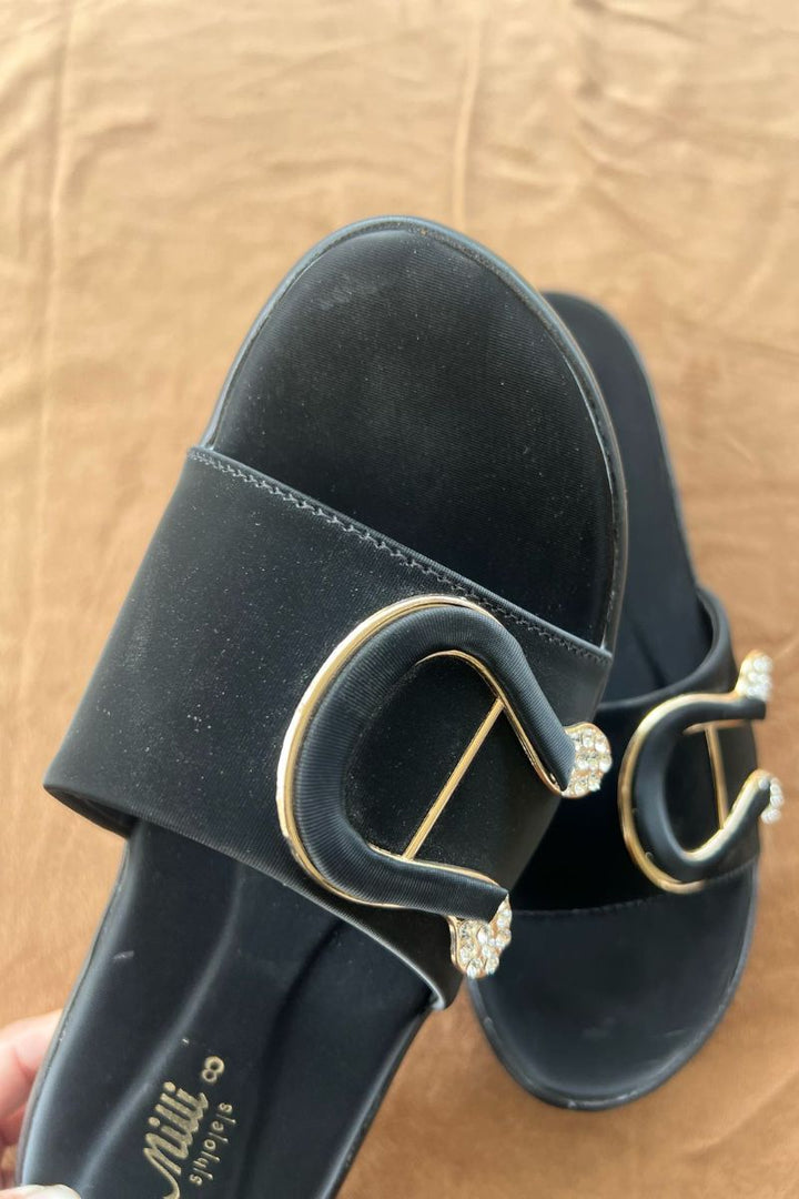 Milli Shoes - Casual Slides - Black