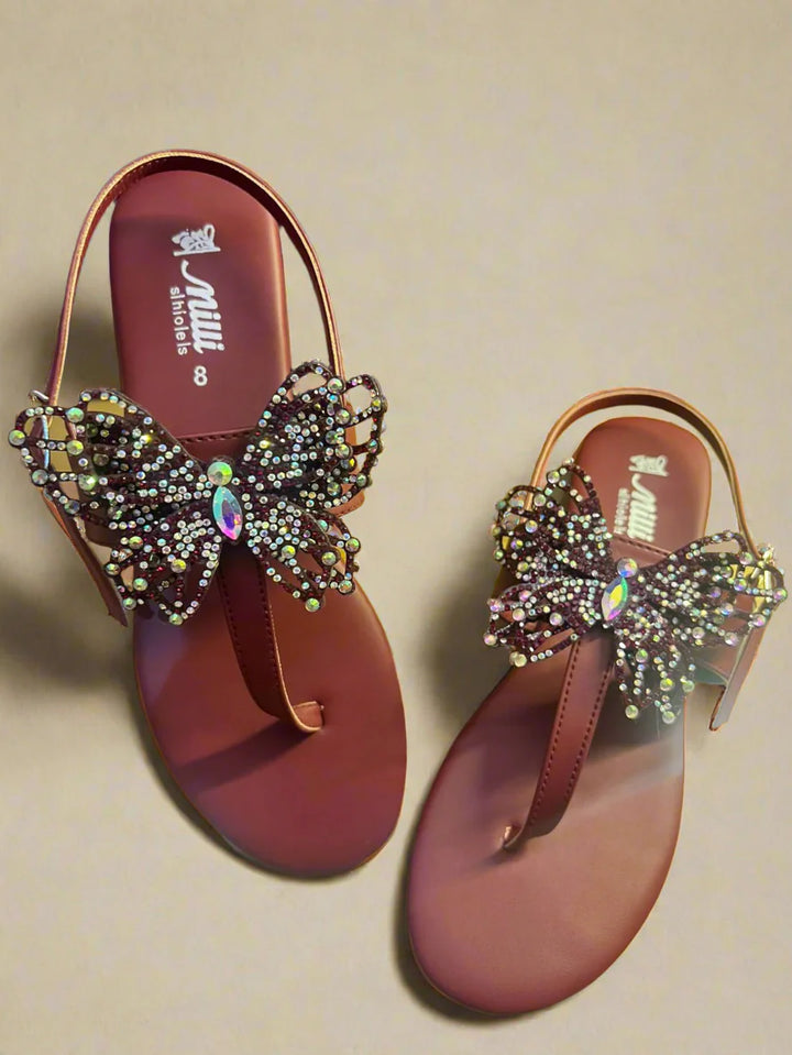 Milli Shoes - Fancy Sandal - Maroon