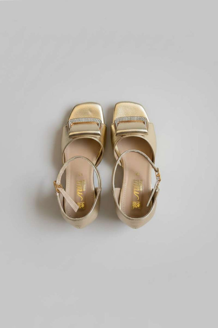 Milli Shoes - Fancy Sandals For Girls - Golden