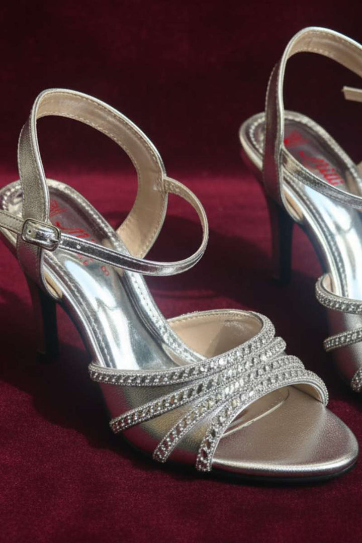 Milli Shoes - Formal High Heels Sandals For Women - Silver