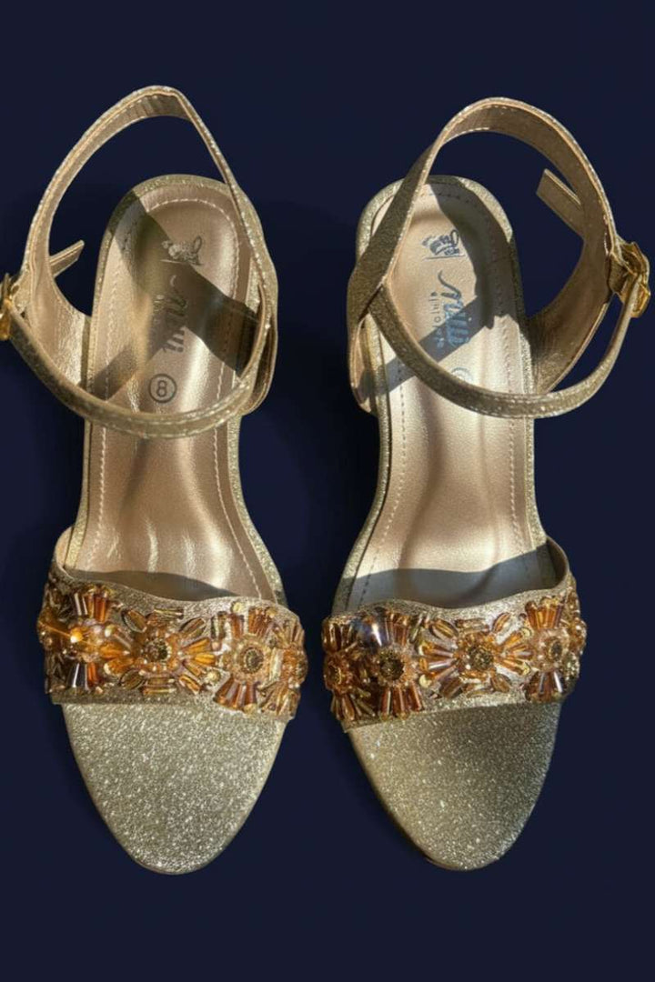 Milli Shoes - Heels | Formal Sandals For Women - Golden
