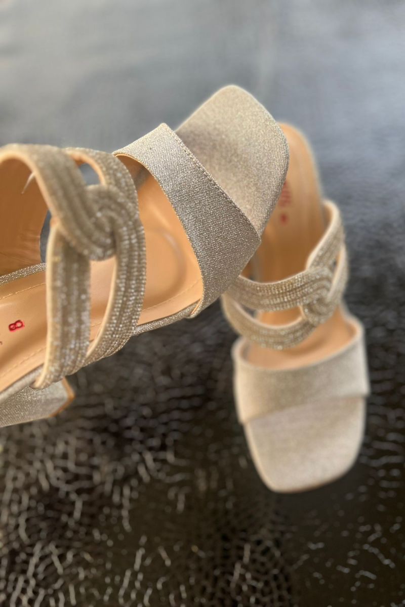 Milli Shoes - Radiant Knot - Silver - Heels