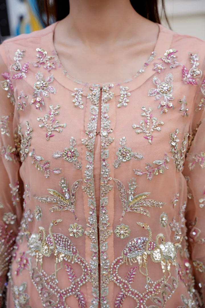 Mina Muse Bella Jacket Peach 3 Piece