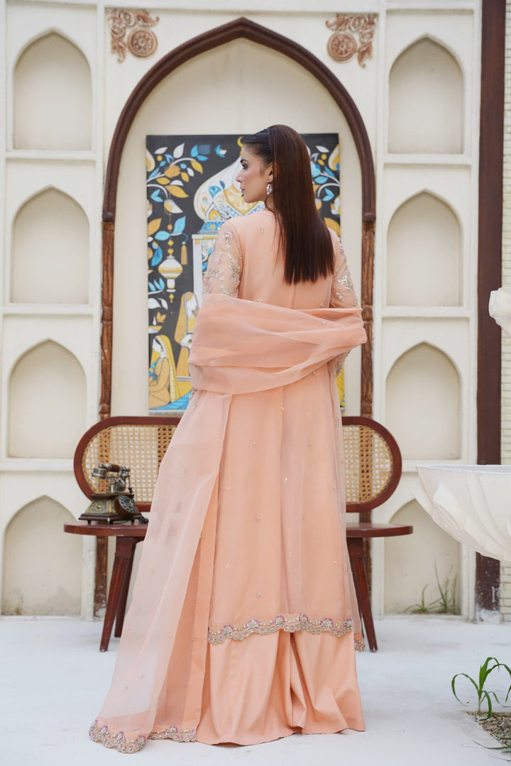 Mina Muse Bella Jacket Peach 3 Piece