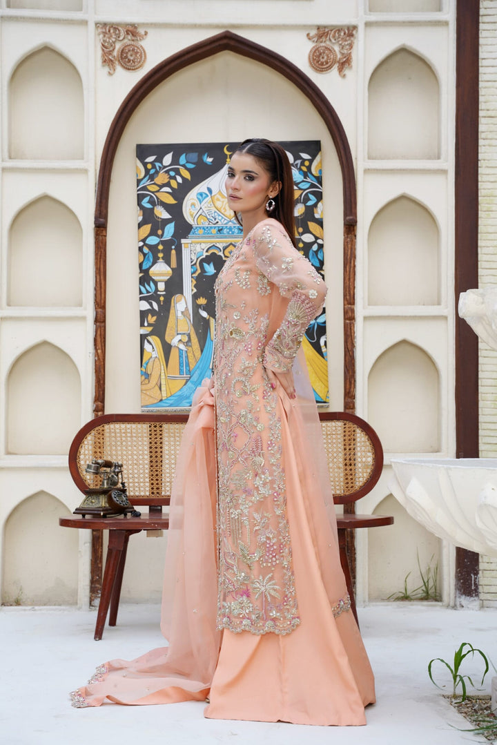 Mina Muse Bella Jacket Peach 3 Piece