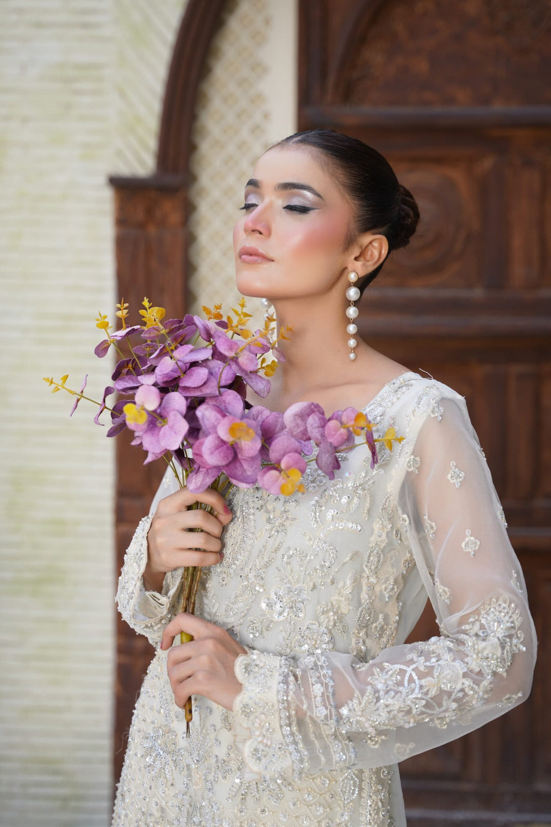 Mina Muse Lyric Suit Ivory 3 Piece