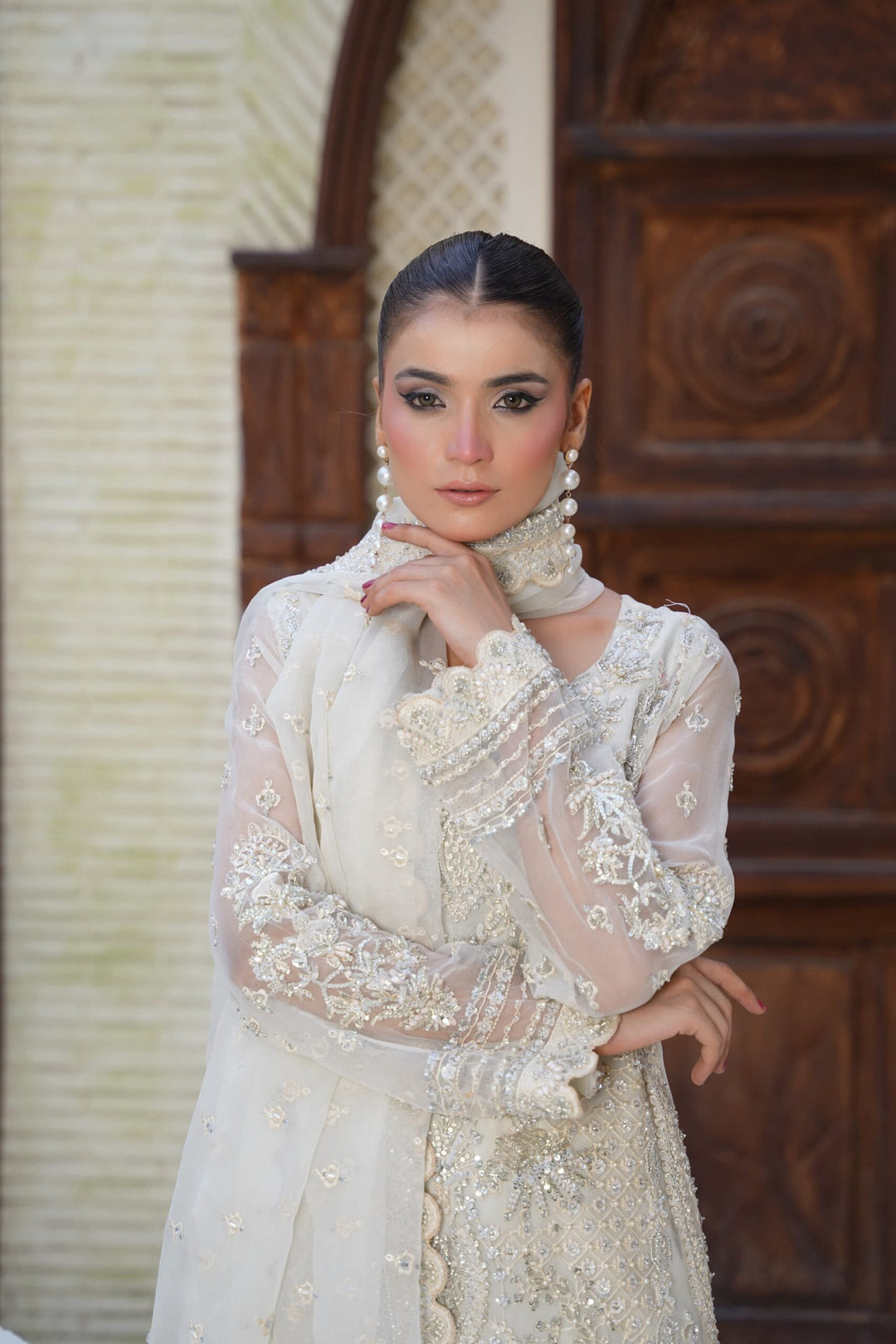 Mina Muse Lyric Suit Ivory 3 Piece