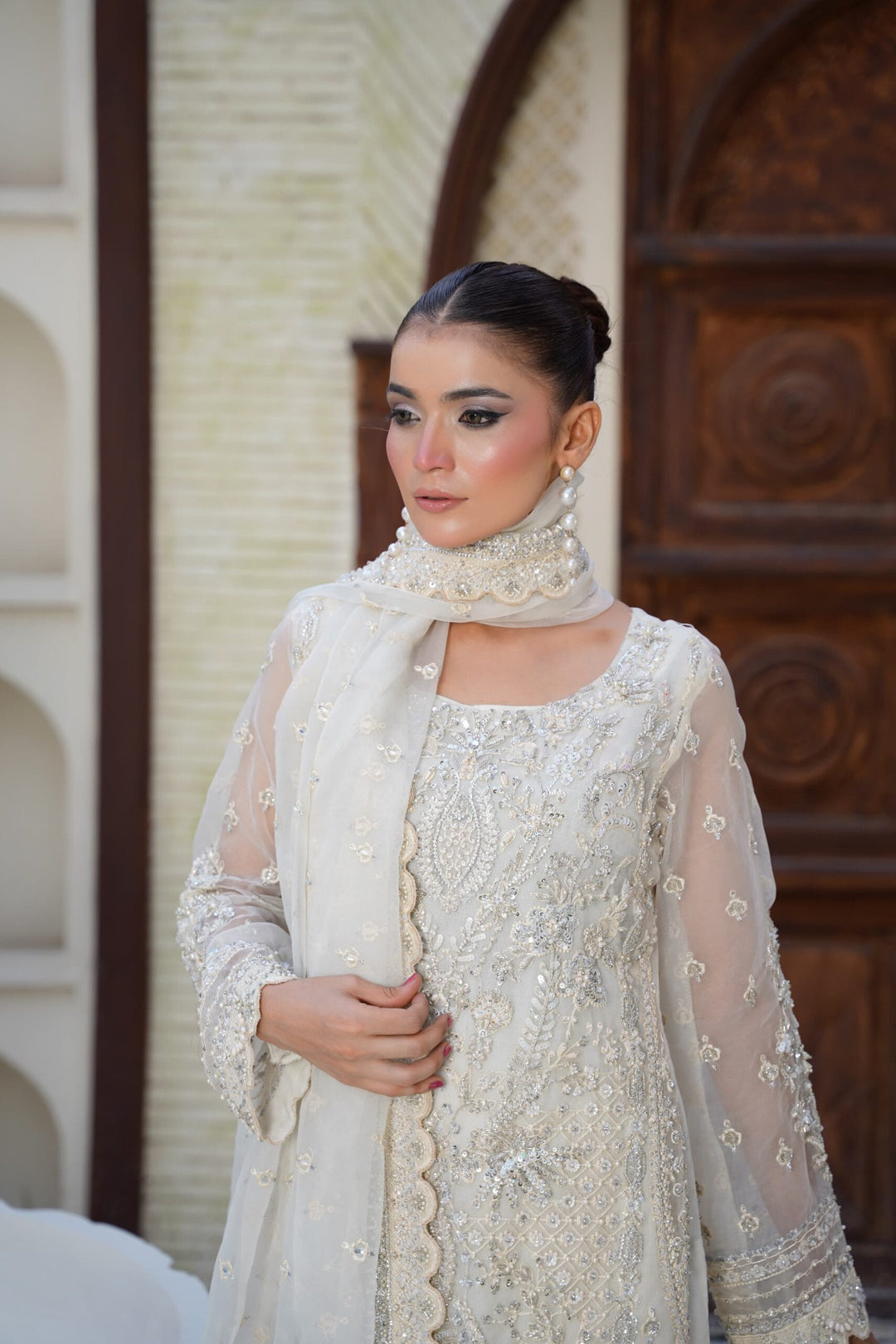 Mina Muse Lyric Suit Ivory 3 Piece