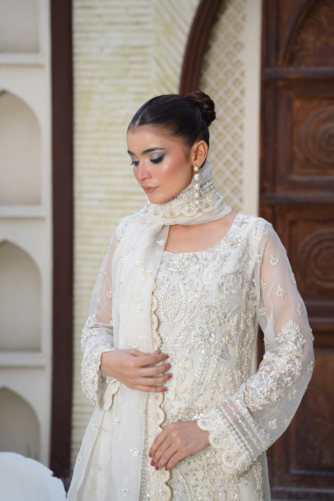 Mina Muse Lyric Suit Ivory 3 Piece