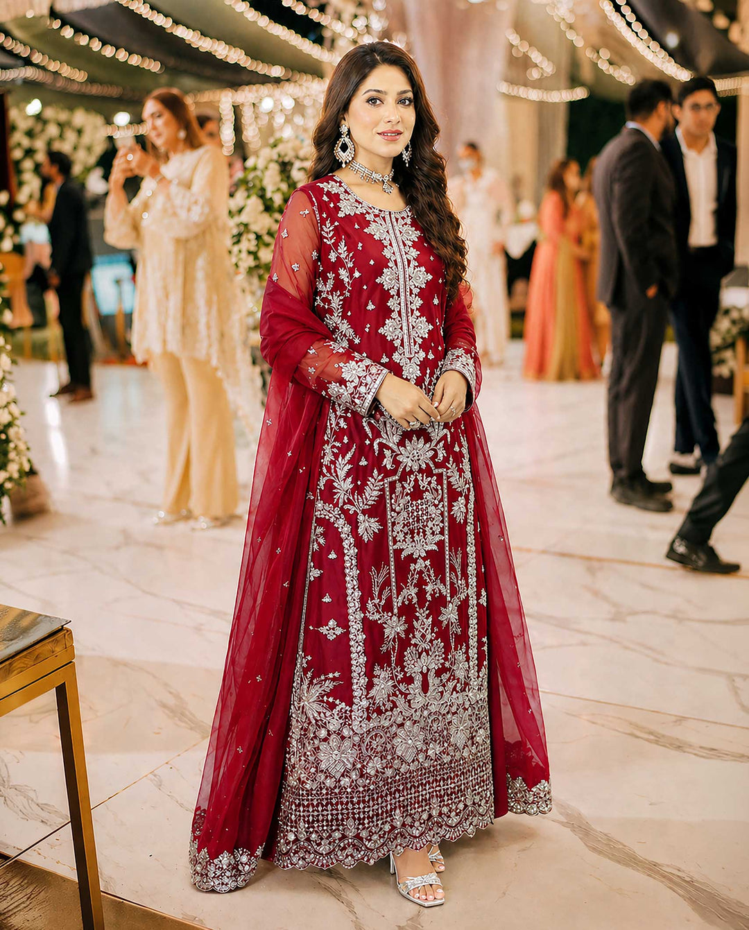 Mina Muse Pulse Suit Deep Red 3 Piece