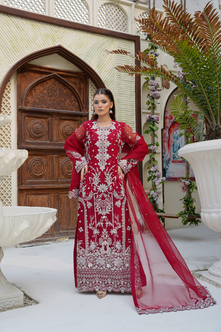 Mina Muse Pulse Suit Deep Red 3 Piece