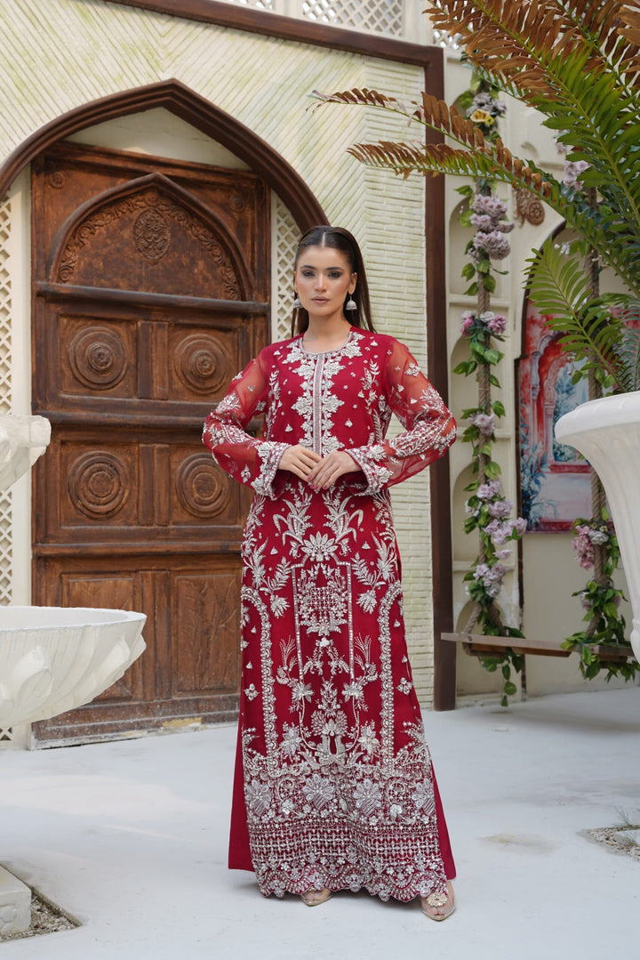 Mina Muse Pulse Suit Deep Red 3 Piece