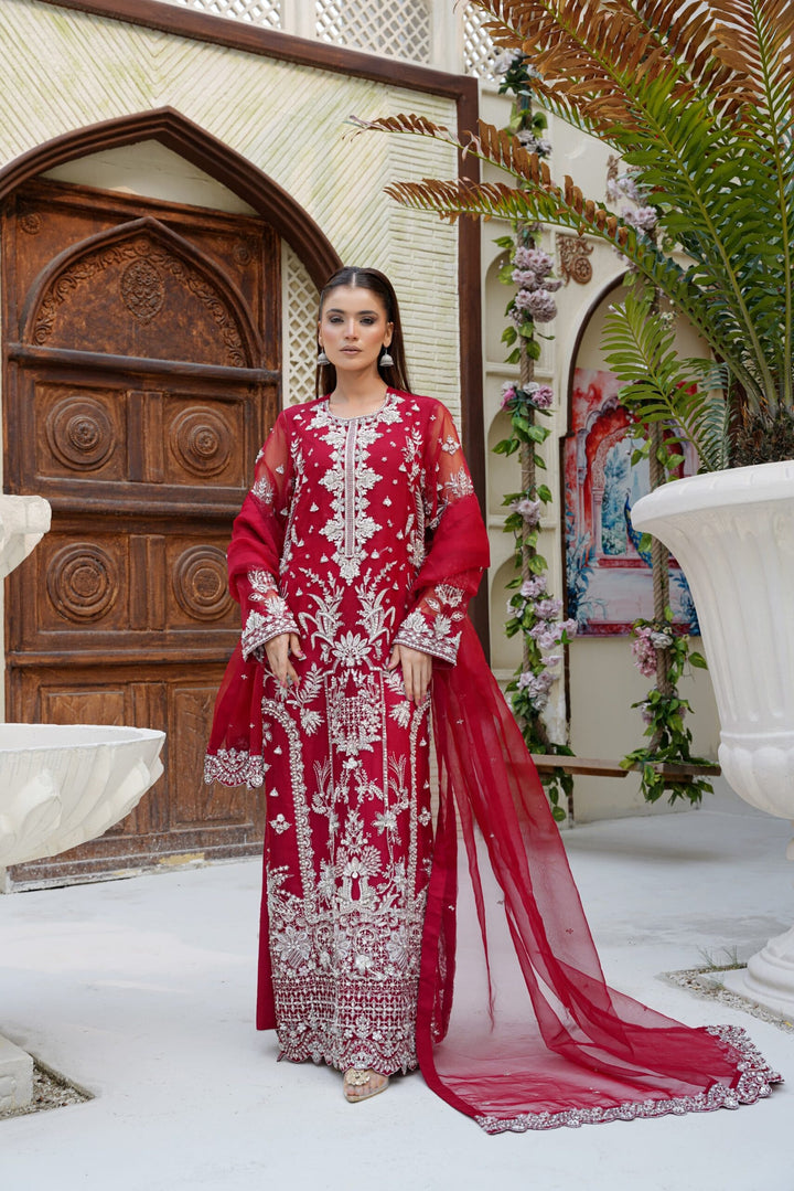 Mina Muse Pulse Suit Deep Red 3 Piece