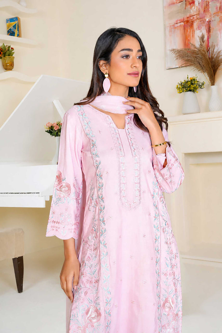 Mina Muse Rooh Suit Pink 3 Piece