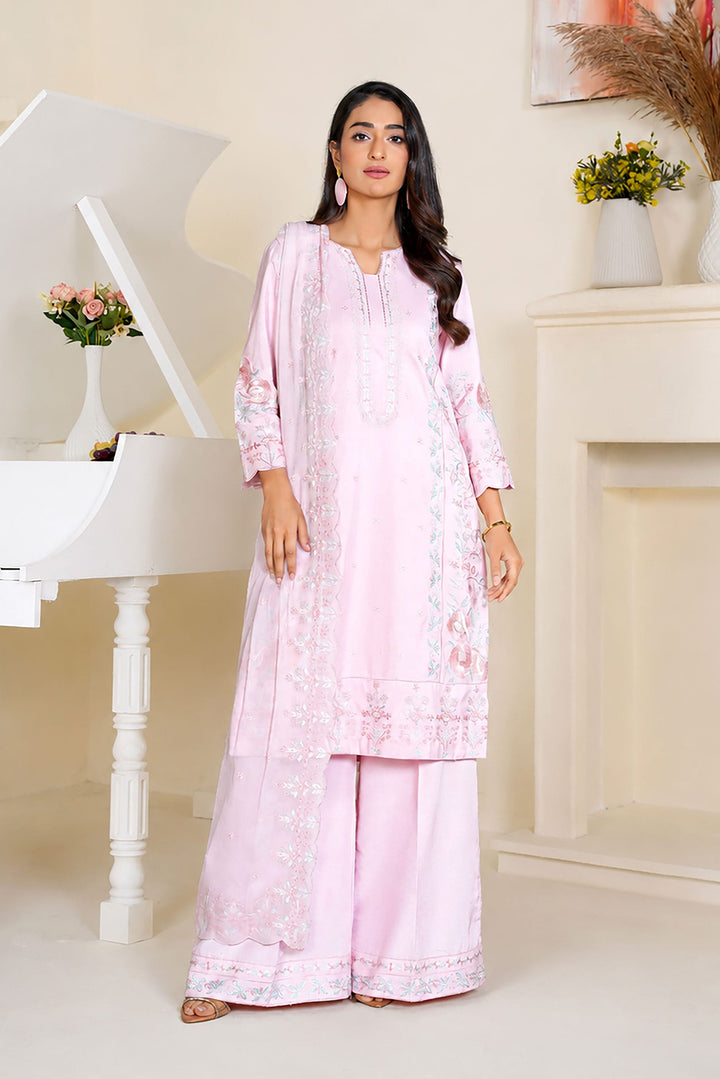 Mina Muse Rooh Suit Pink 3 Piece