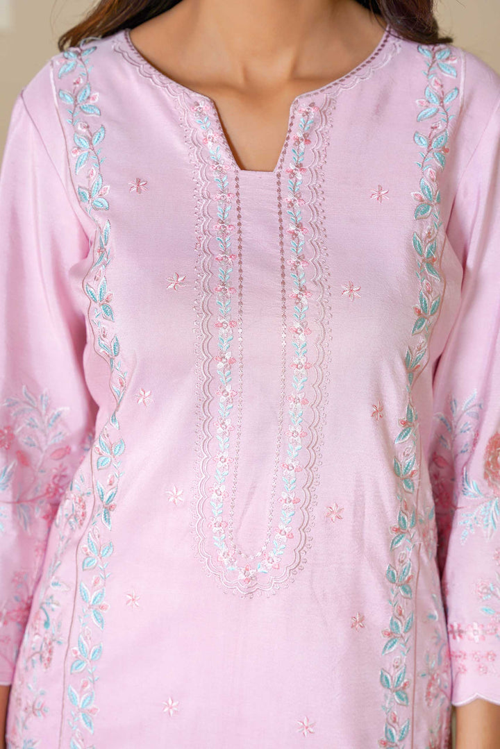 Mina Muse Rooh Suit Pink 3 Piece
