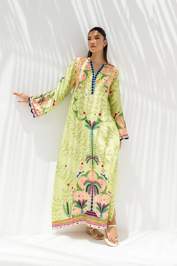 Sania Maskatiya - Mirae (B) - Raw Silk - Pistachio - 1 Piece