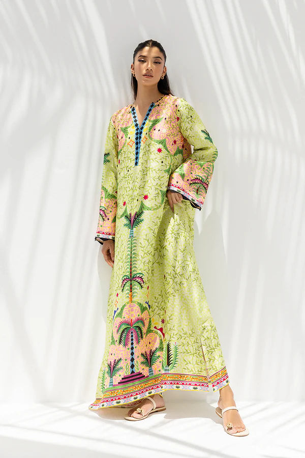 Sania Maskatiya - Mirae (B) - Raw Silk - Pistachio - 1 Piece