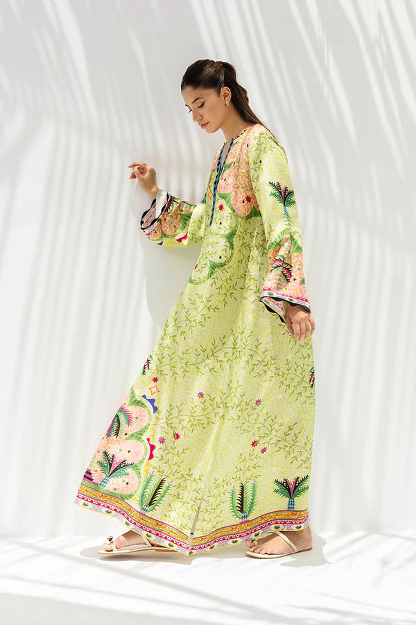Sania Maskatiya - Mirae (B) - Raw Silk - Pistachio - 1 Piece