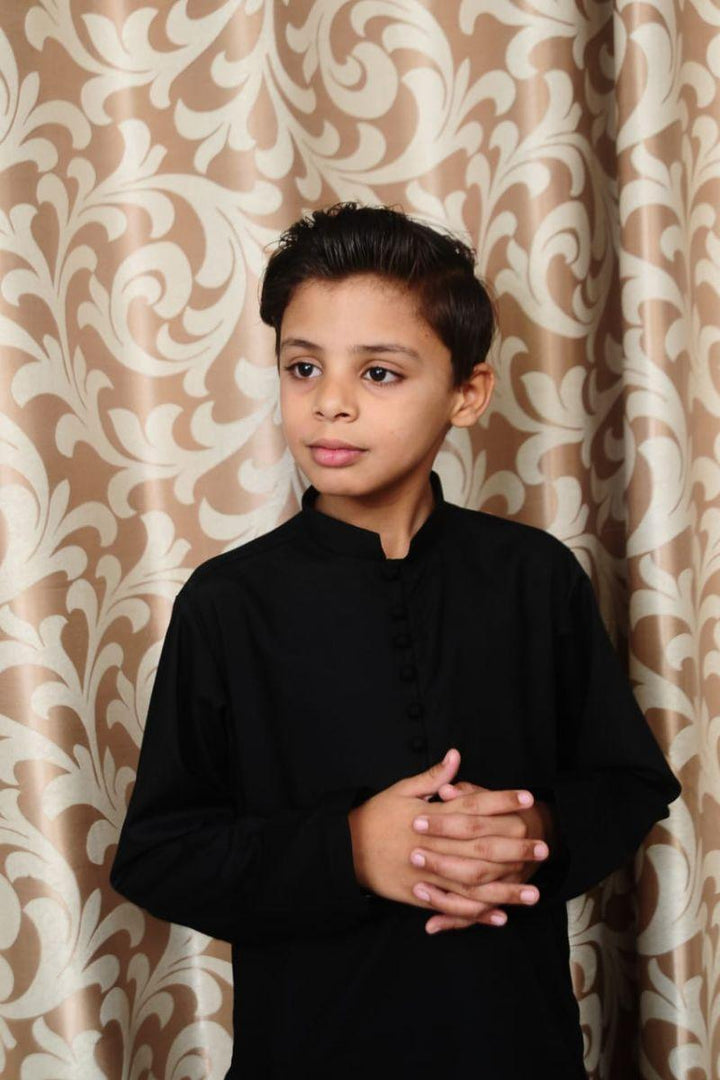 Mom4Little - Black Kameez Shalwar set