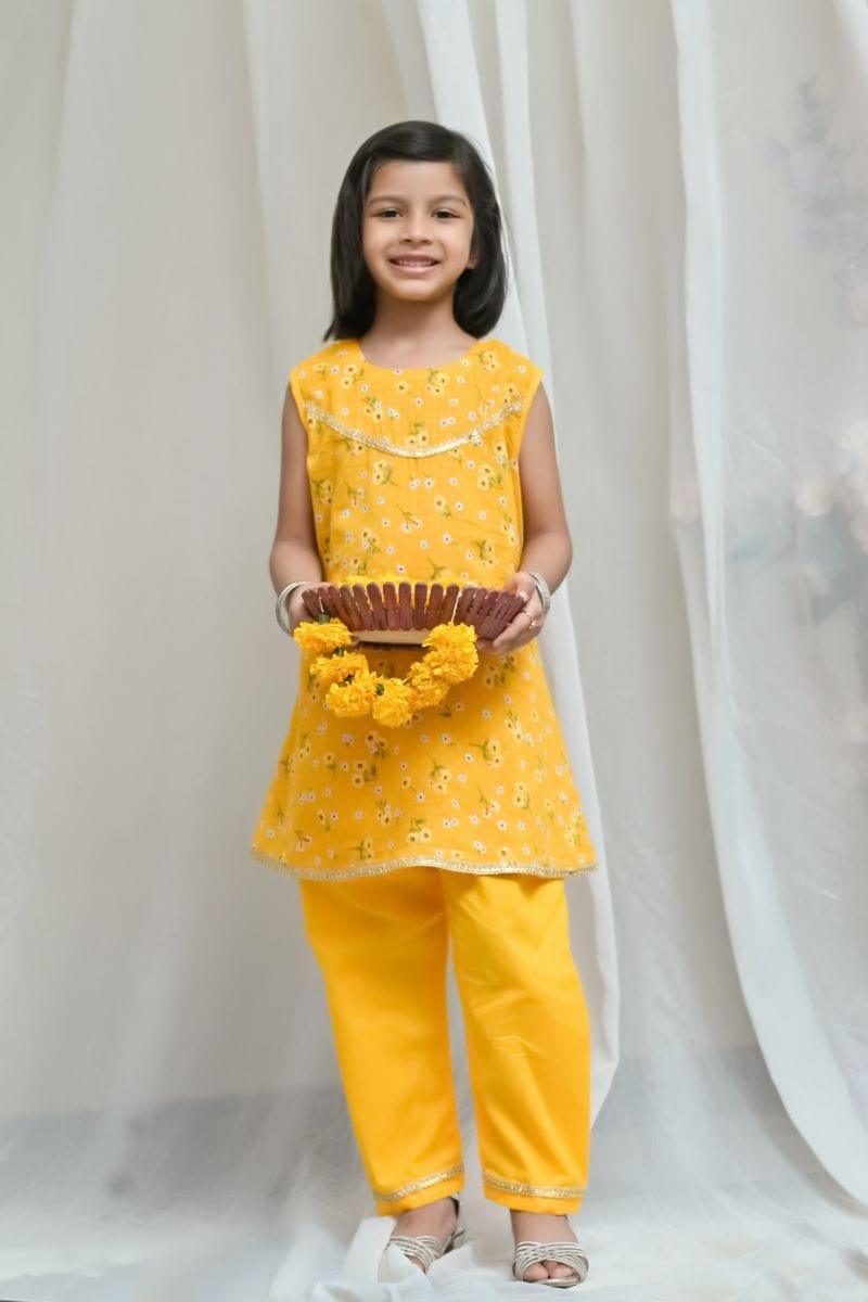 Mom4Little mari gold set-2 piece