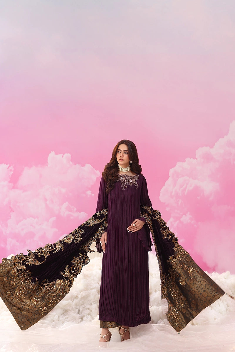 Musferah Saad - Amethyst Majesty - 3 Piece