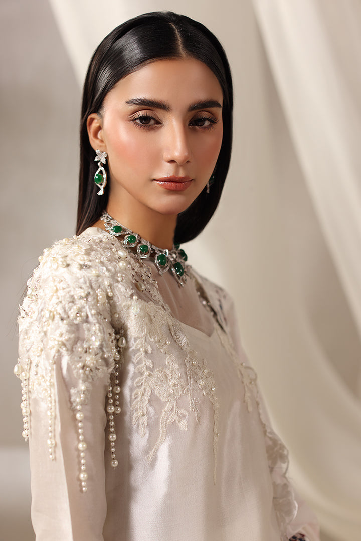 Musferah Saad - Aria Tissue Silk Suit For Women - 3 piece