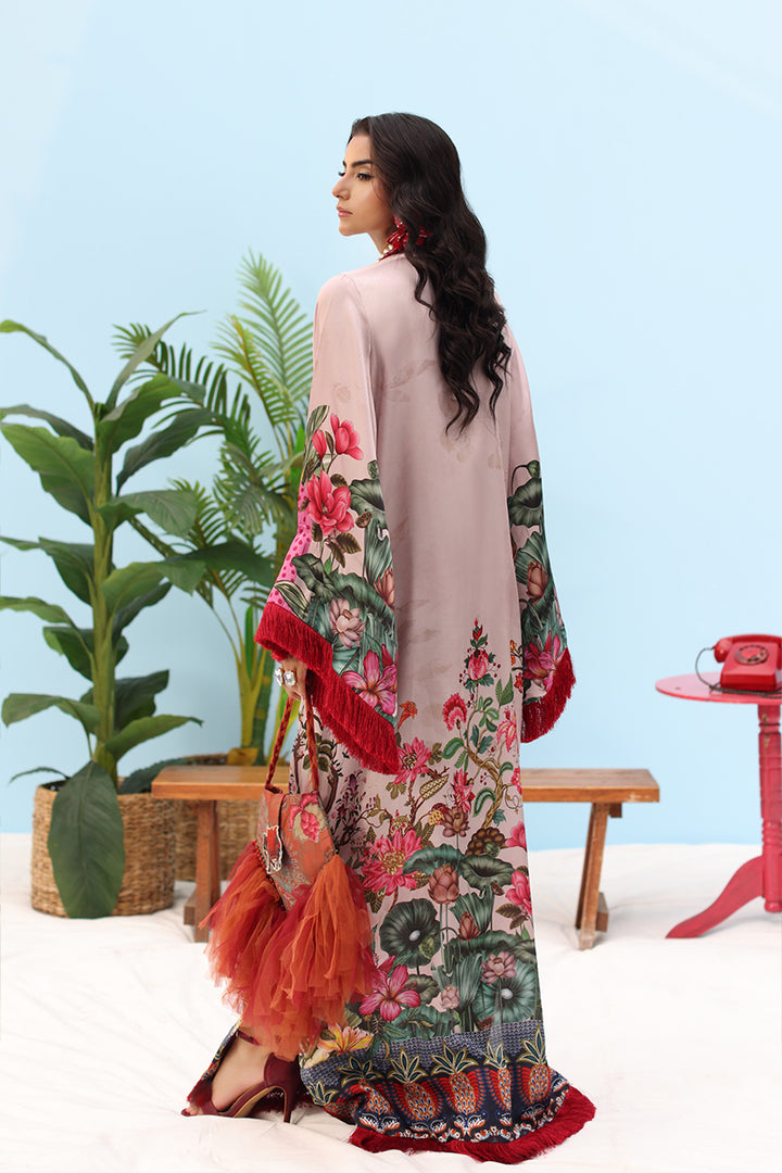 Musferah Saad - -BLUSH ROSE - Silk - 2 Piece