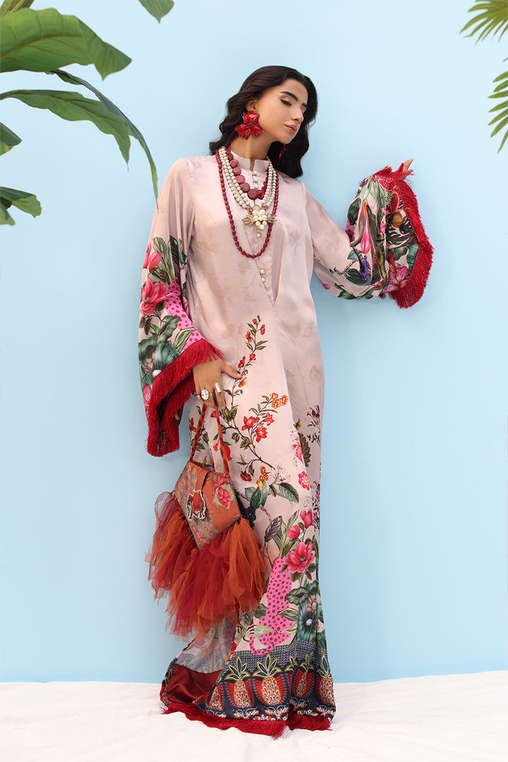 Musferah Saad - -BLUSH ROSE - Silk - 2 Piece