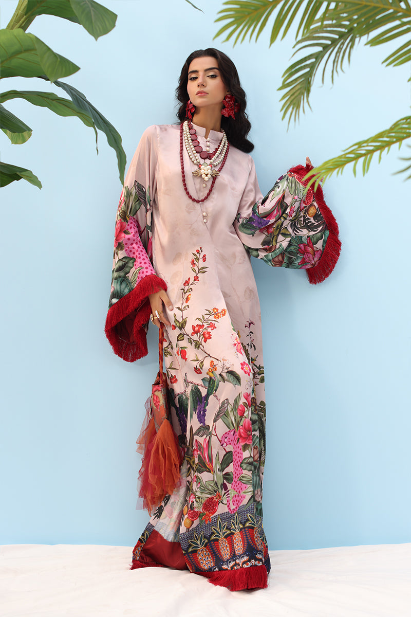 Musferah Saad - -BLUSH ROSE - Silk - 2 Piece