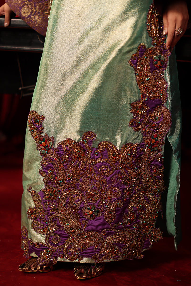 Musferah Saad Celina Kaftan Green 1 Piece