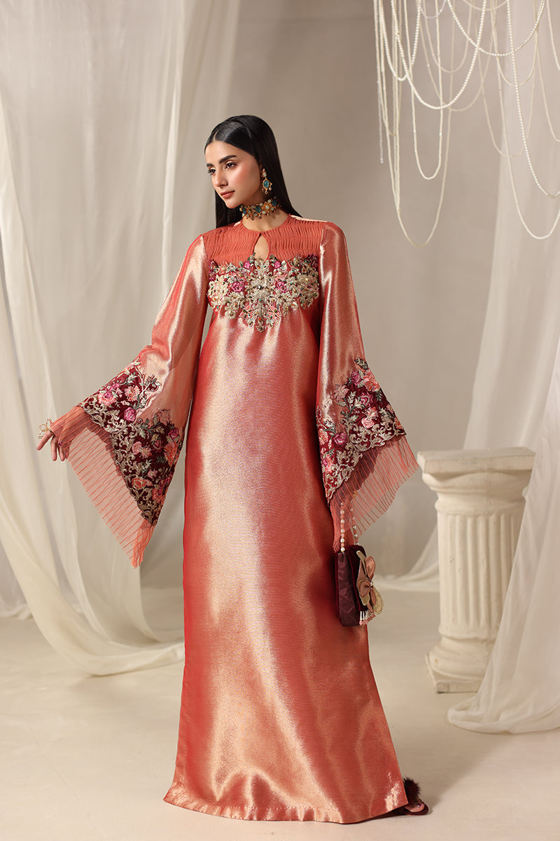 Musferah Saad - Coraline Premium Tissue Kaftaan For Women - 1 piece