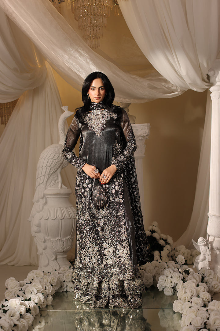 Musferah Saad Eclipse Kaftan Black 1 Piece