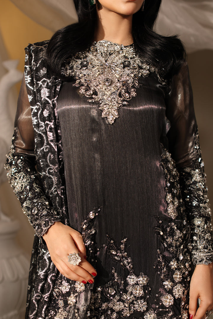 Musferah Saad Eclipse Kaftan Black 1 Piece