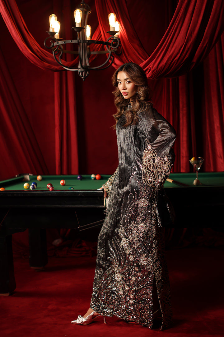 Musferah Saad Eclipse Kaftan Black 1 Piece