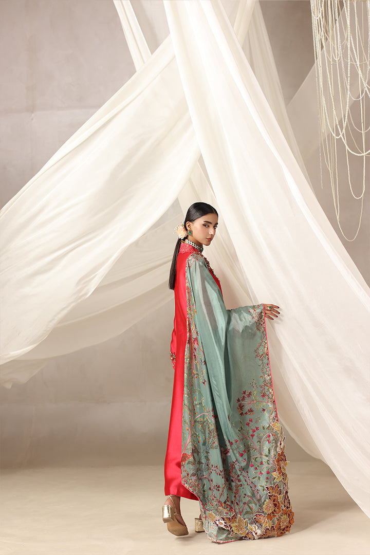Musferah Saad - Elara Tissue Silk Suit For Women - 3 piece