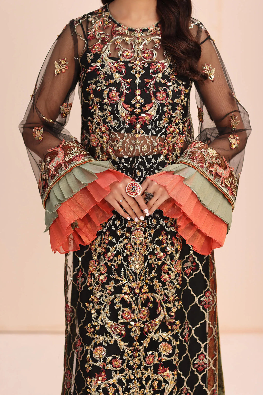 Musferah Saad - Empress Noir - Black - 3 Piece