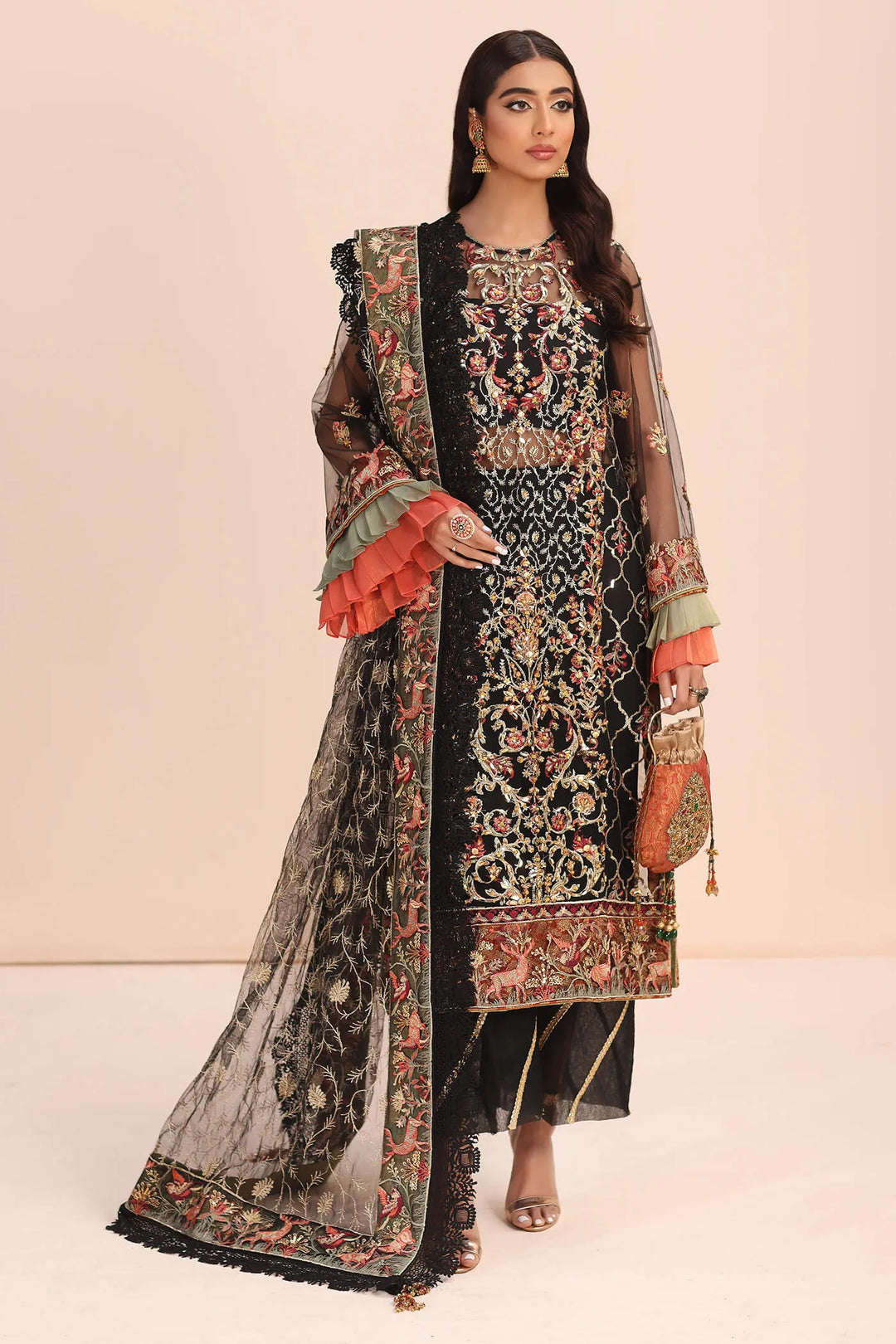 Musferah Saad - Empress Noir - Black - 3 Piece